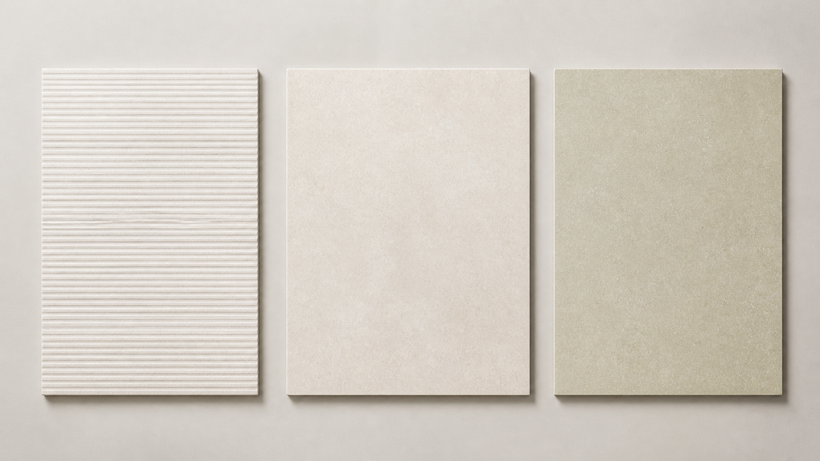 Moodboard dei materiali di Bagni L
