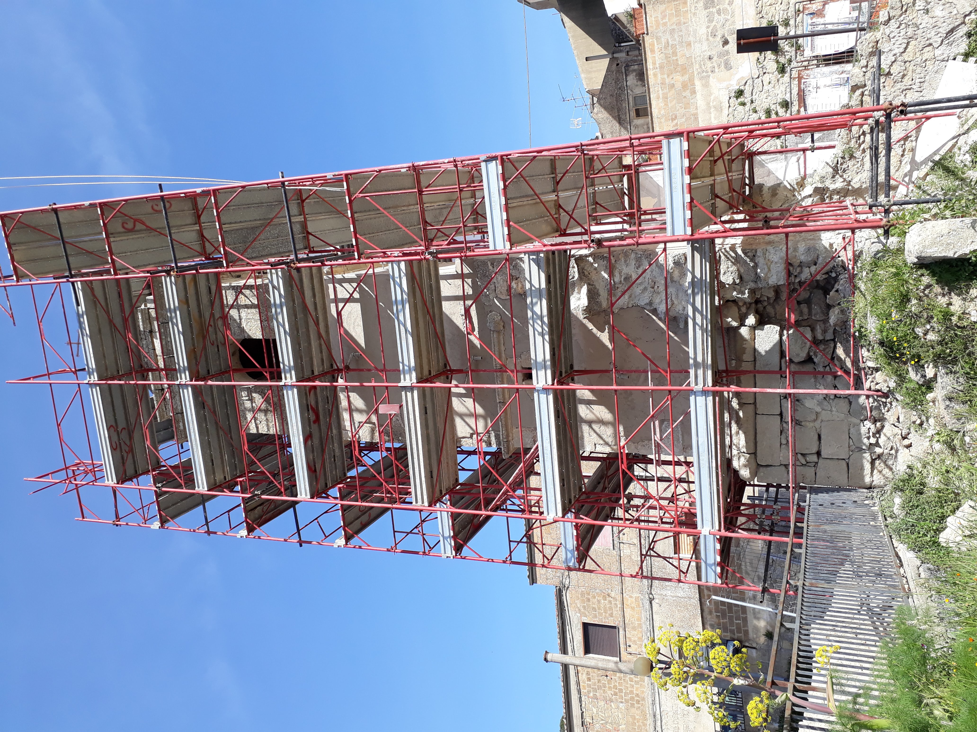 Cantiere del Campanile di Santa Caterina
