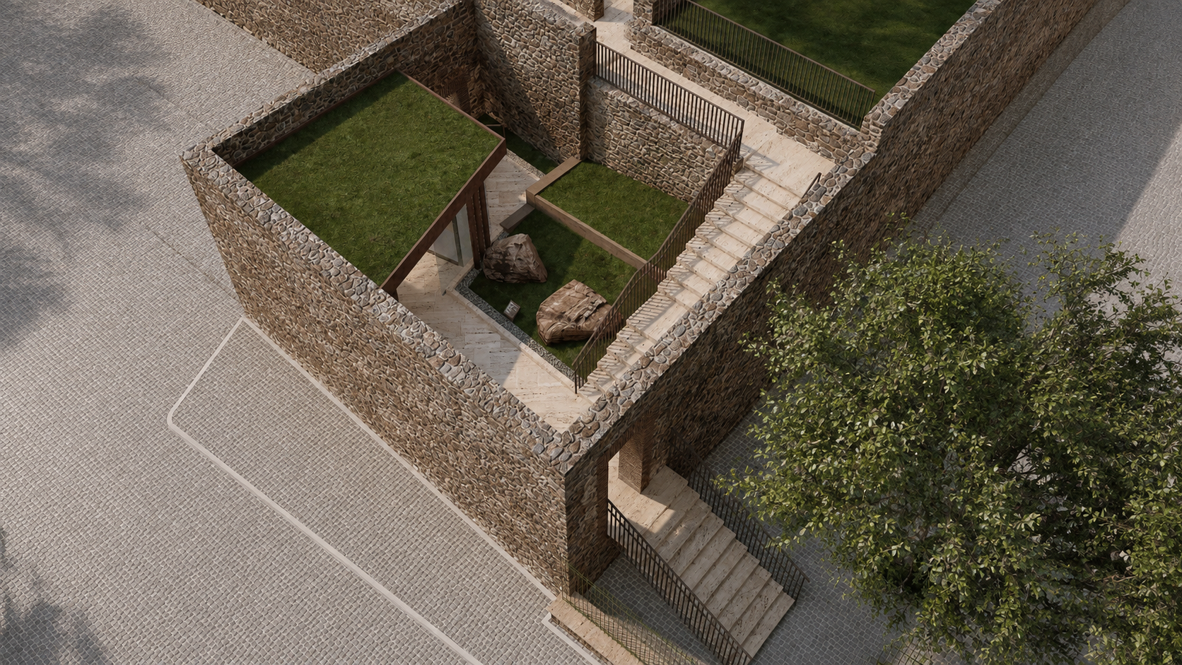 Render del nuovo accesso