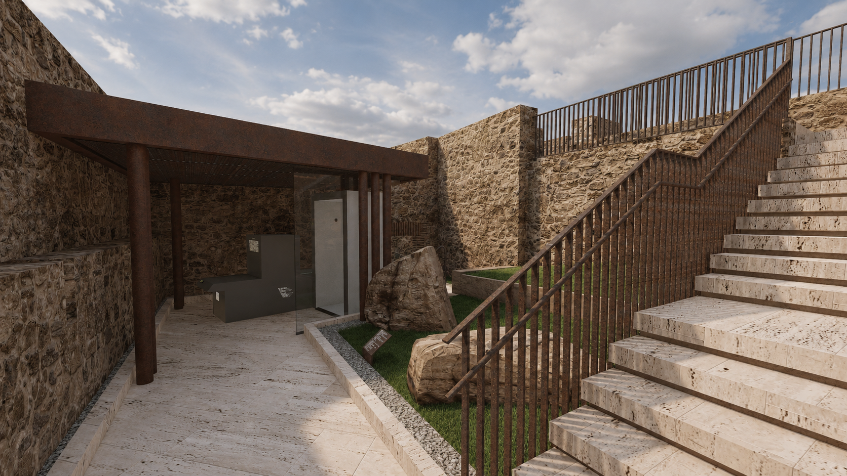 Render del nuovo accesso
