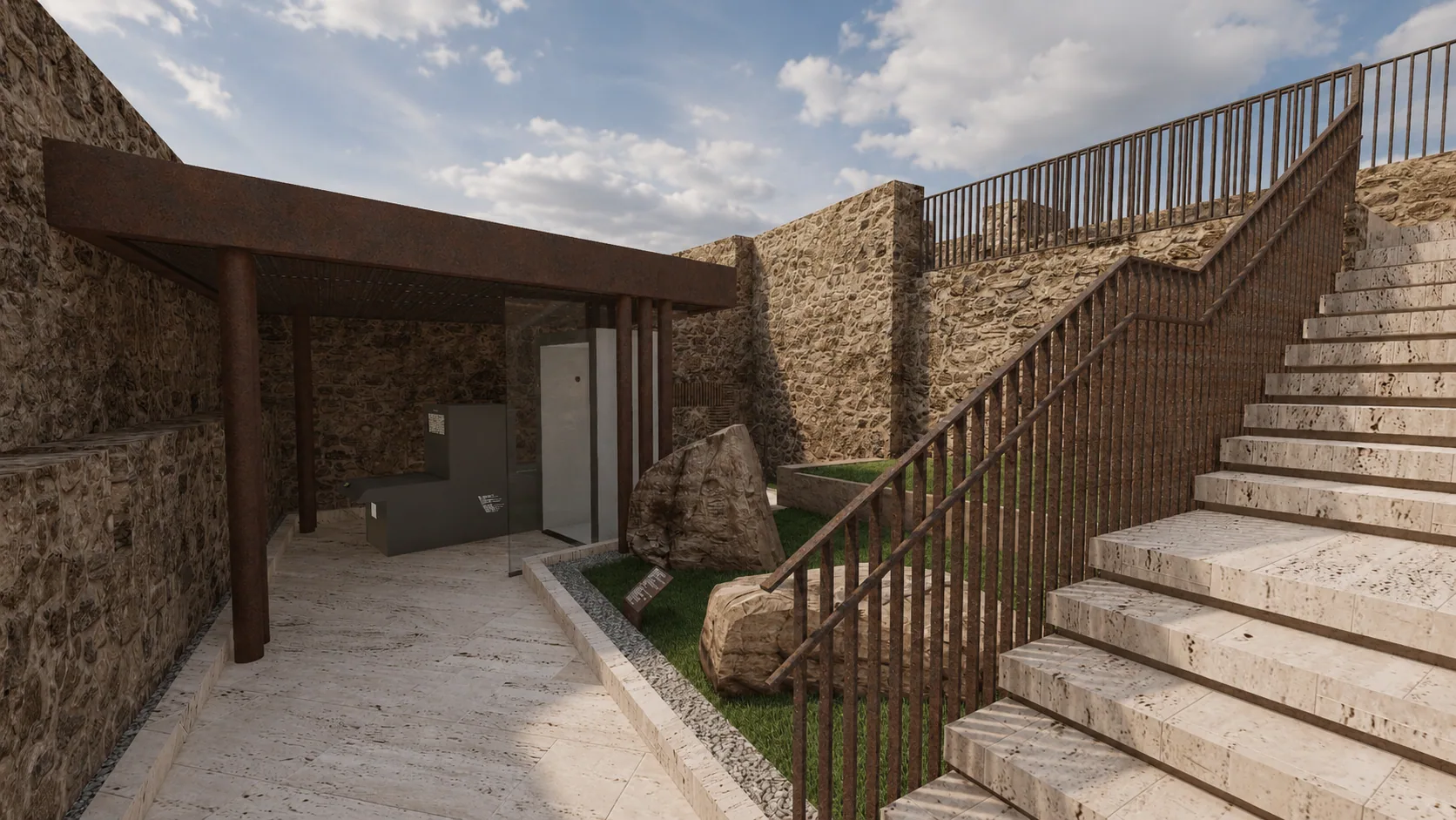 Render del nuovo accesso