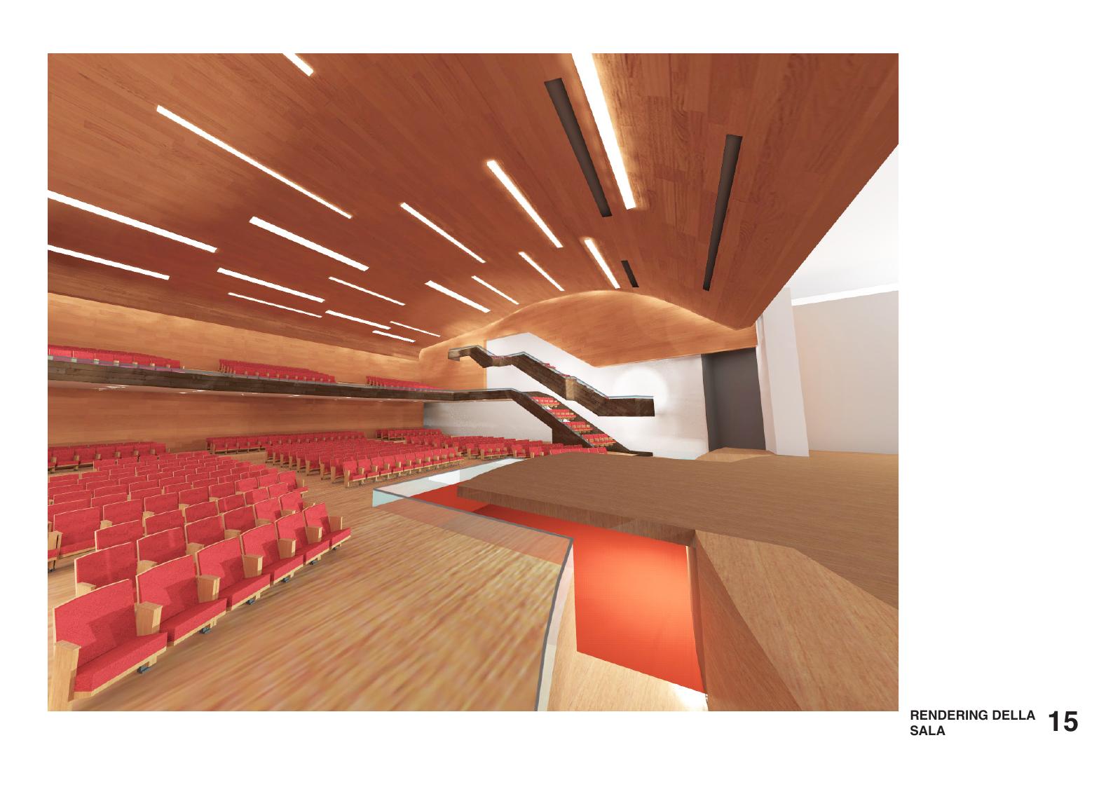 Render della sala