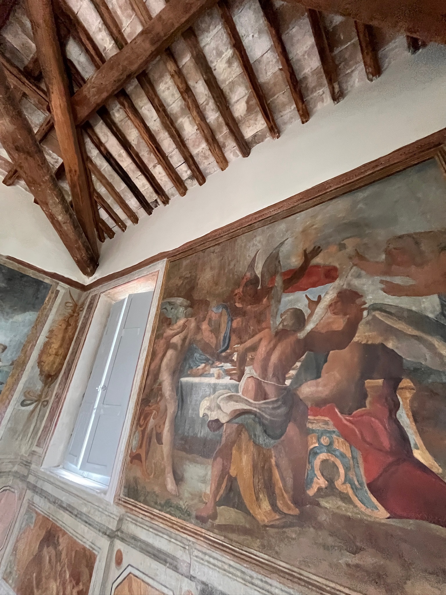 Casino del Graziano, soffitto decorato
