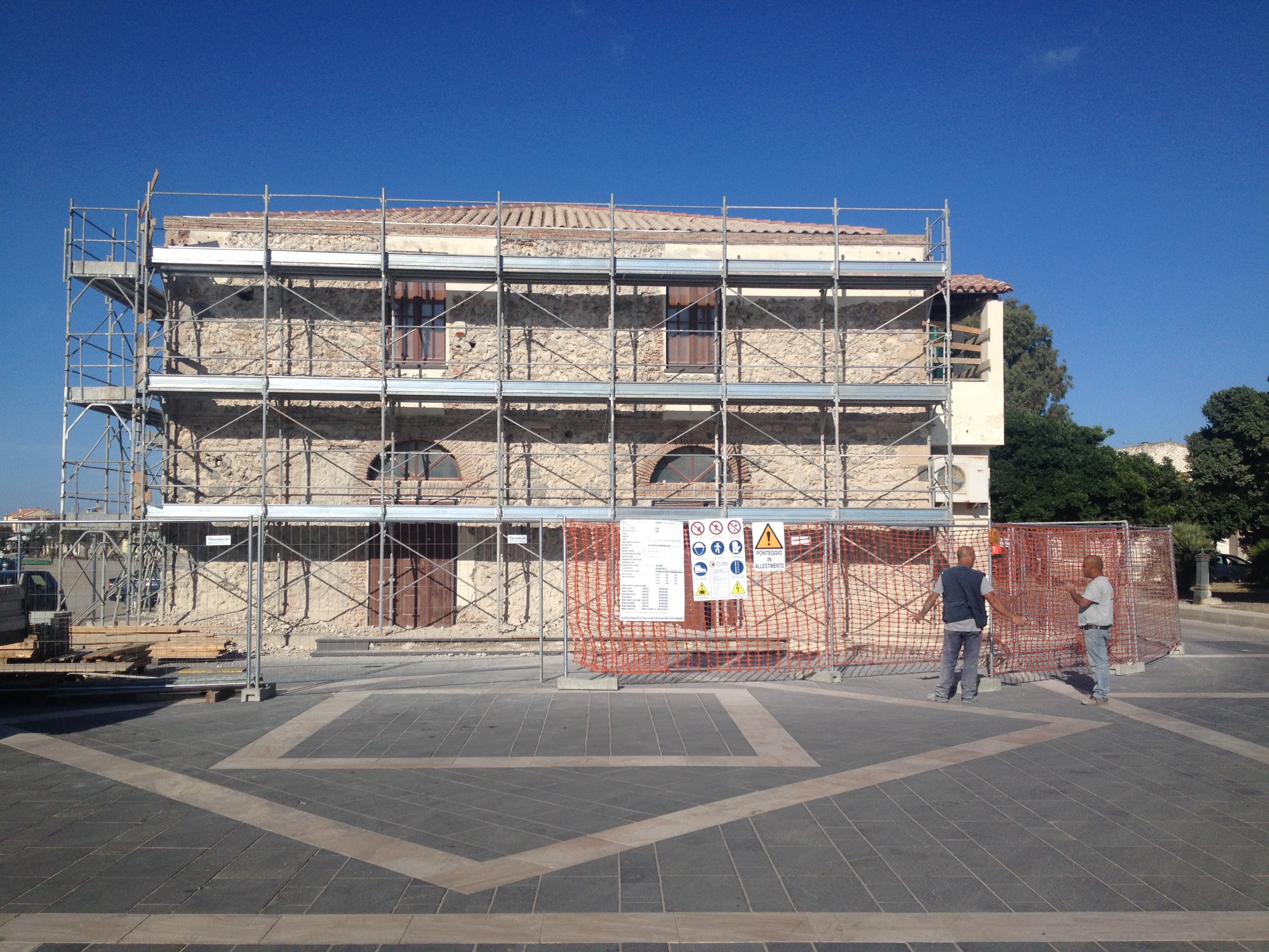 Cantiere del Museo del Mare di Marceddì