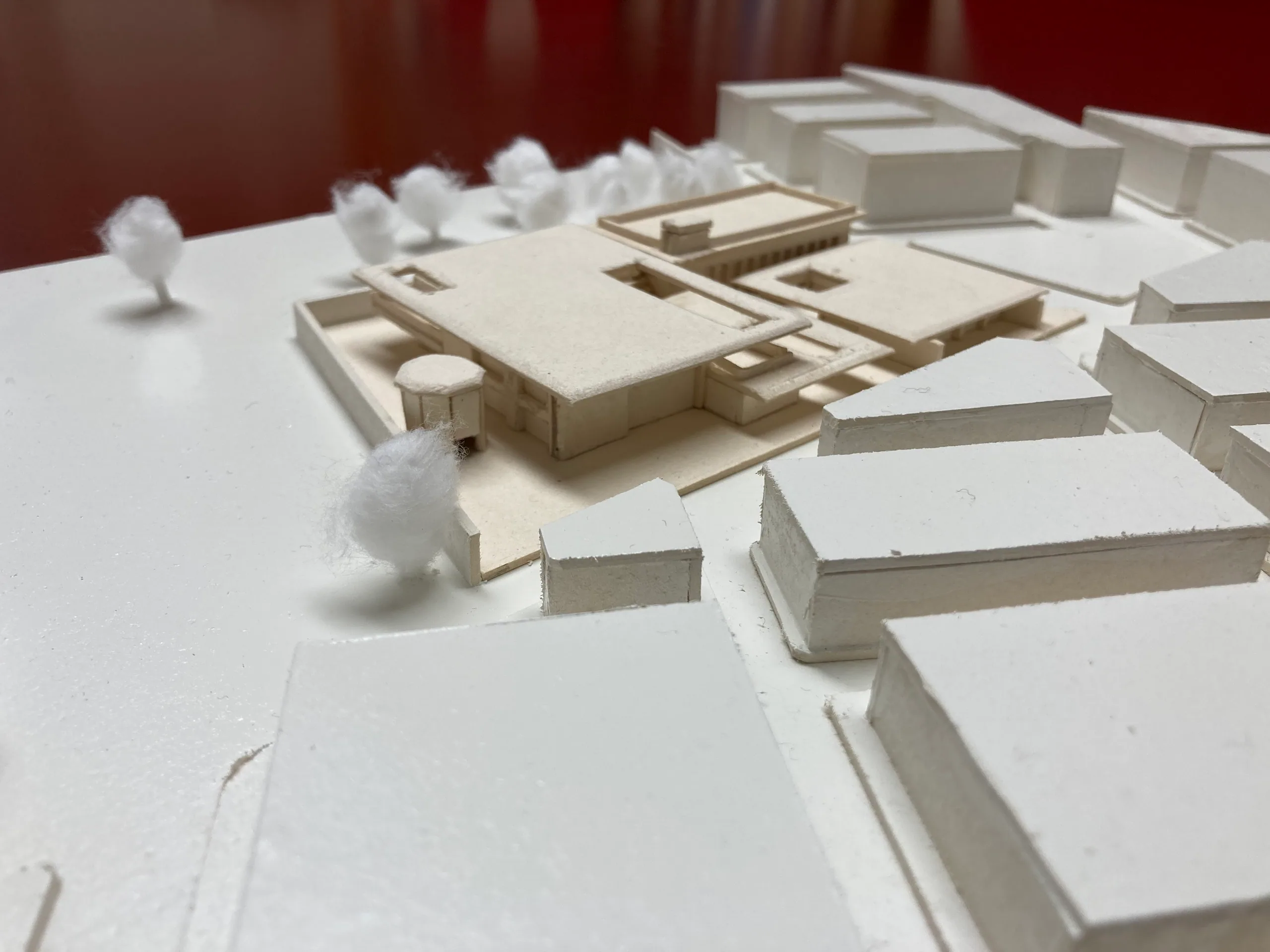 Scuola Mariano Cefalù, plastico di studio
