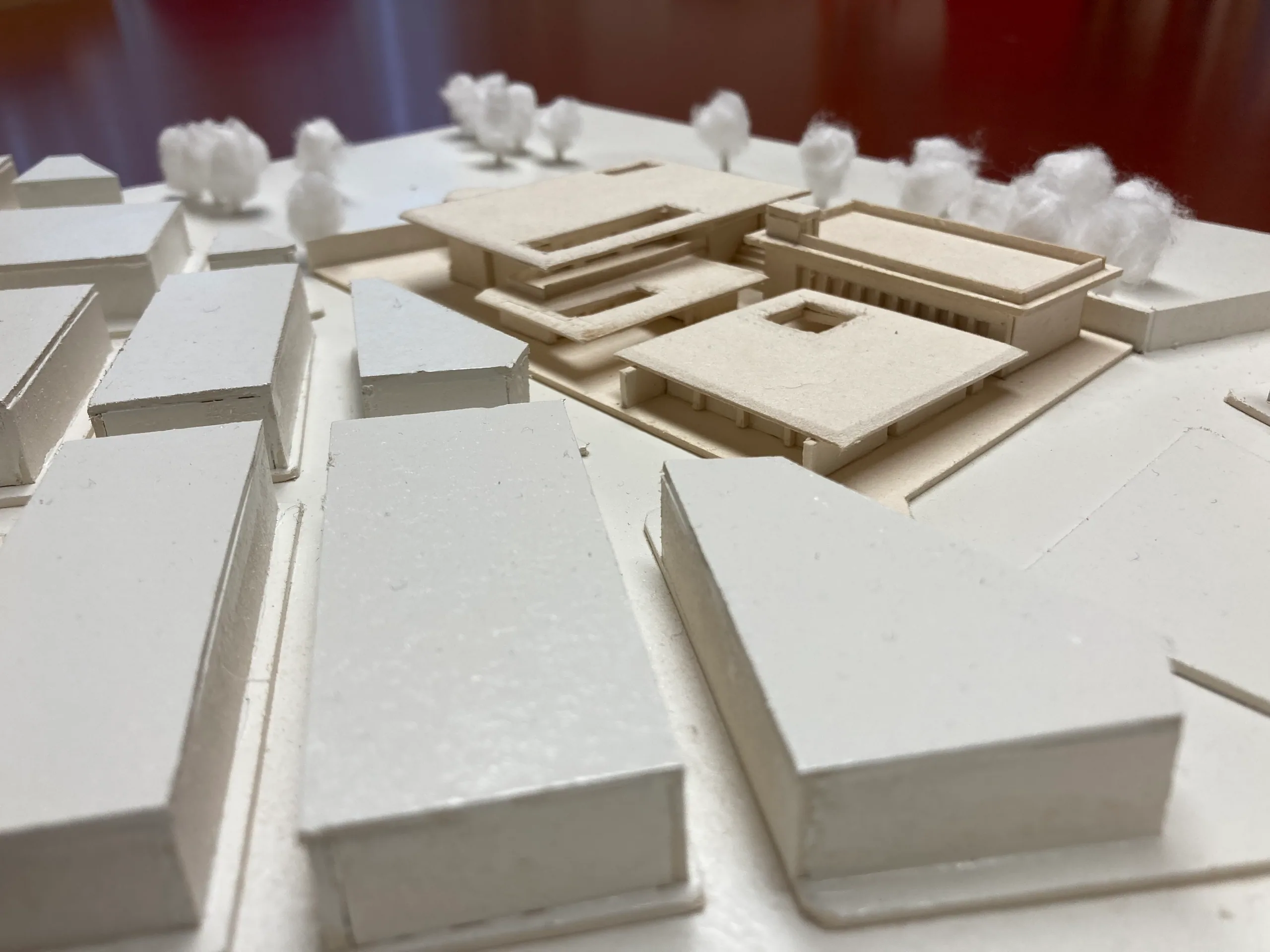 Scuola Mariano Cefalù, plastico di studio