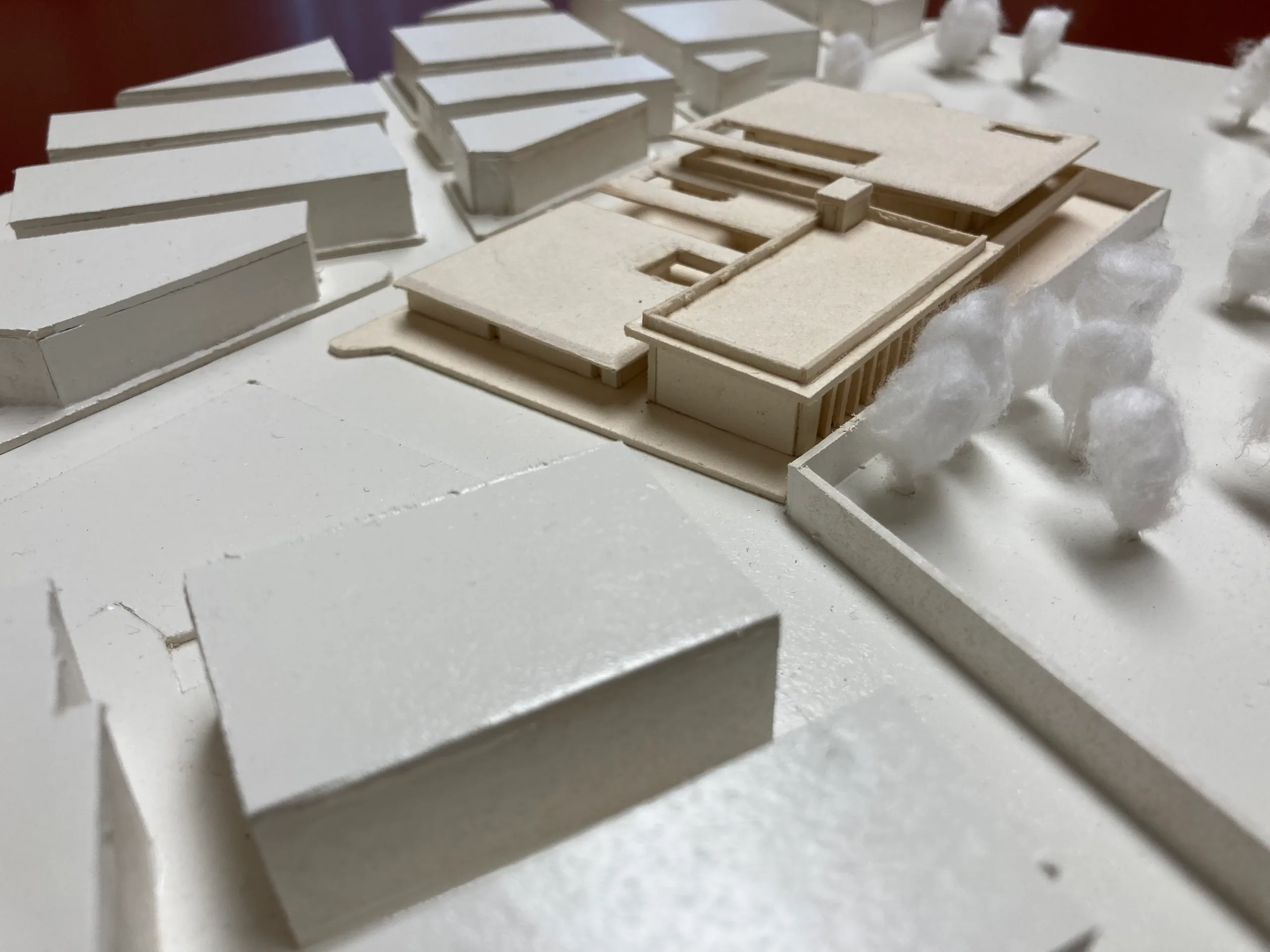 Scuola Mariano Cefalù, plastico di studio