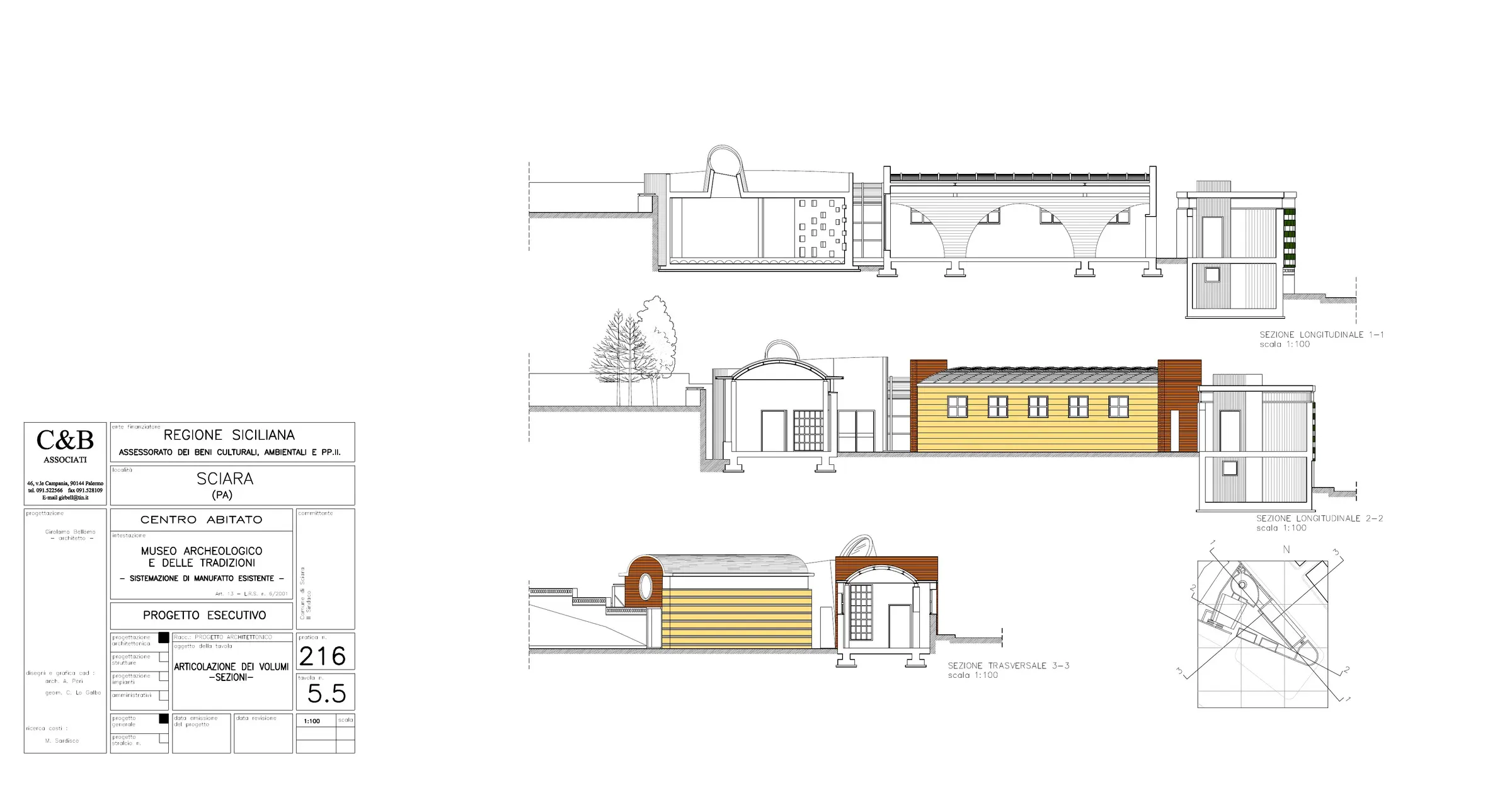 Sezioni del Museo archeologico e delle tradizioni di Sciara