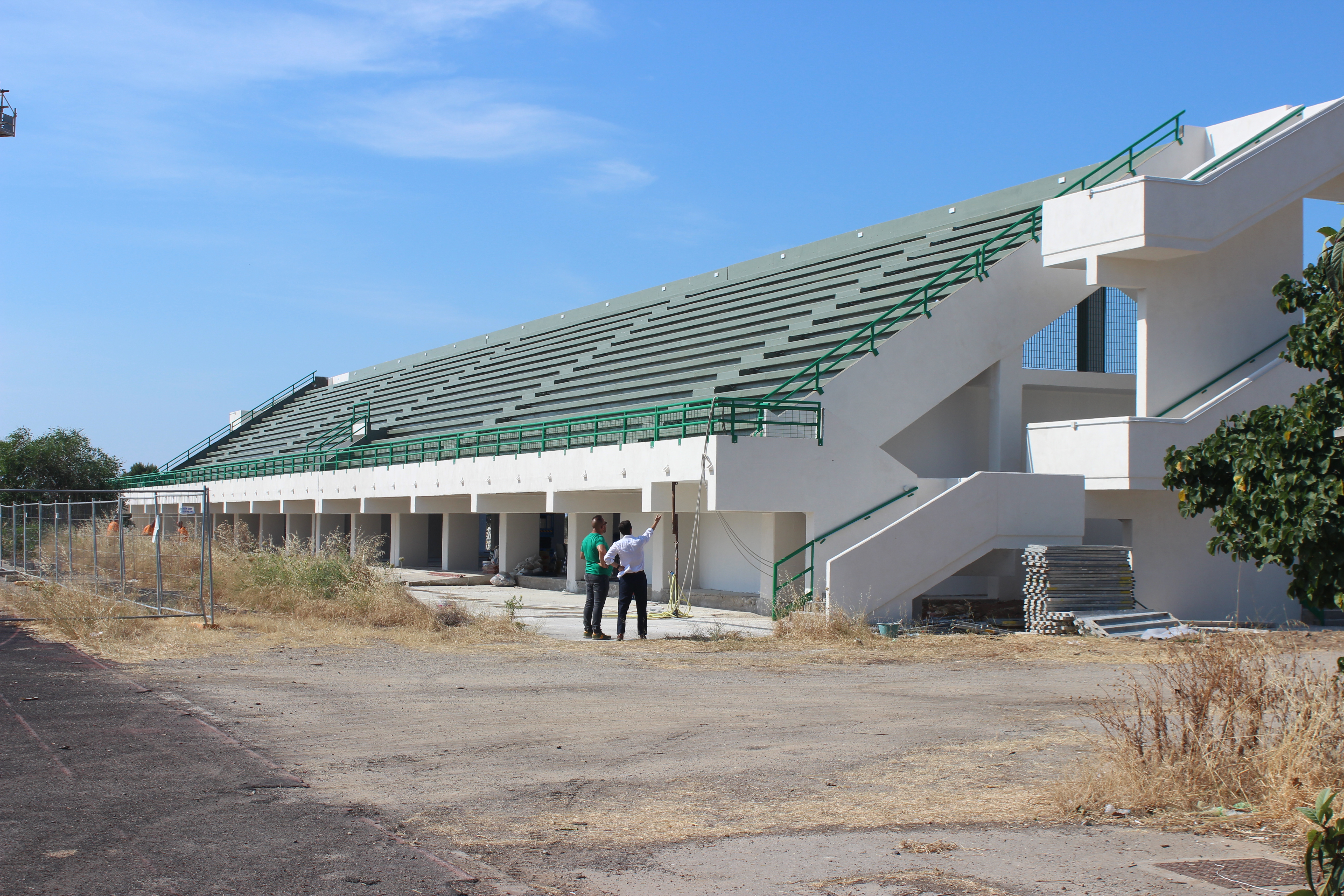 Vista del complesso sportivo Is Arenas