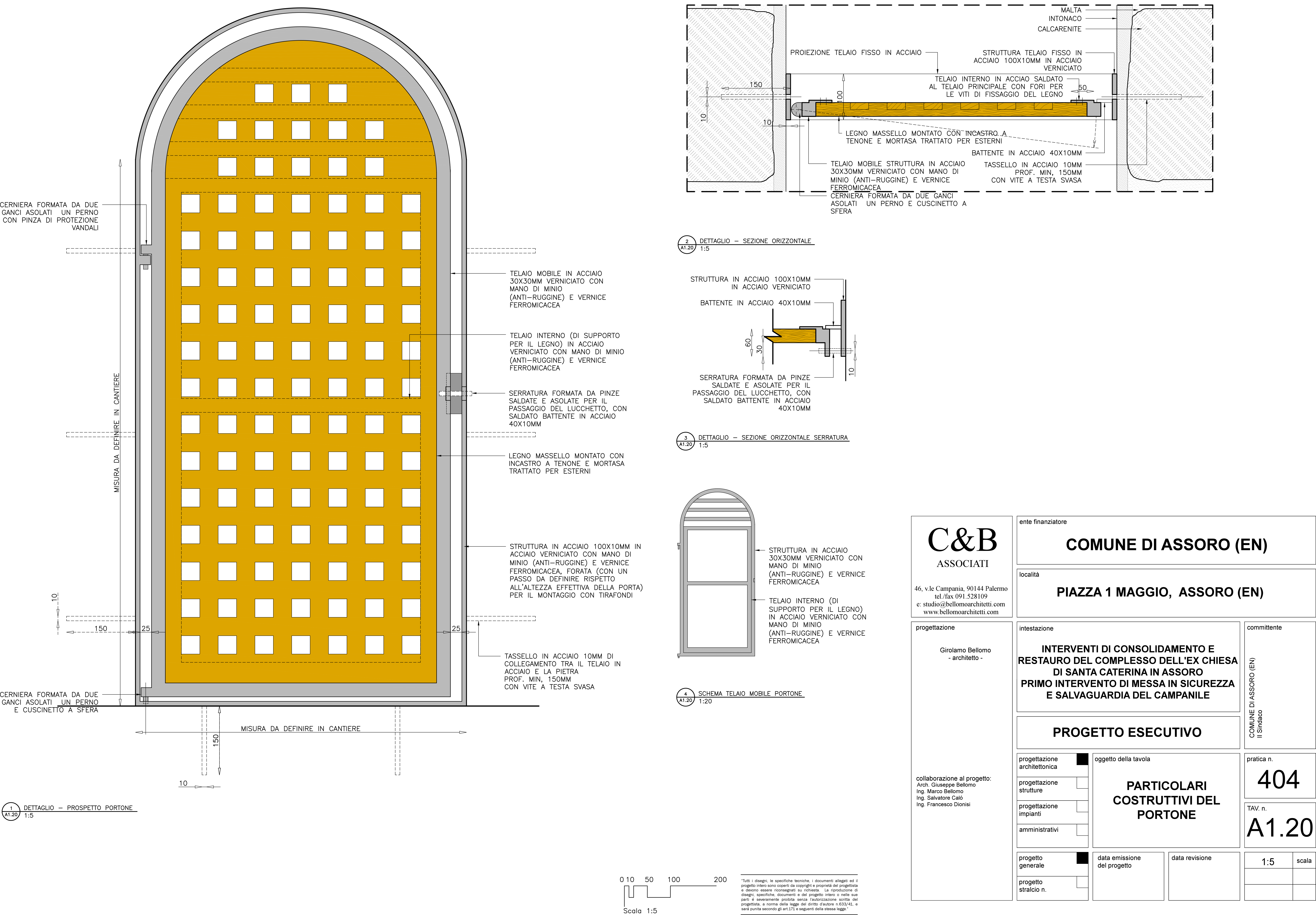 Elaborato di progetto del campanile