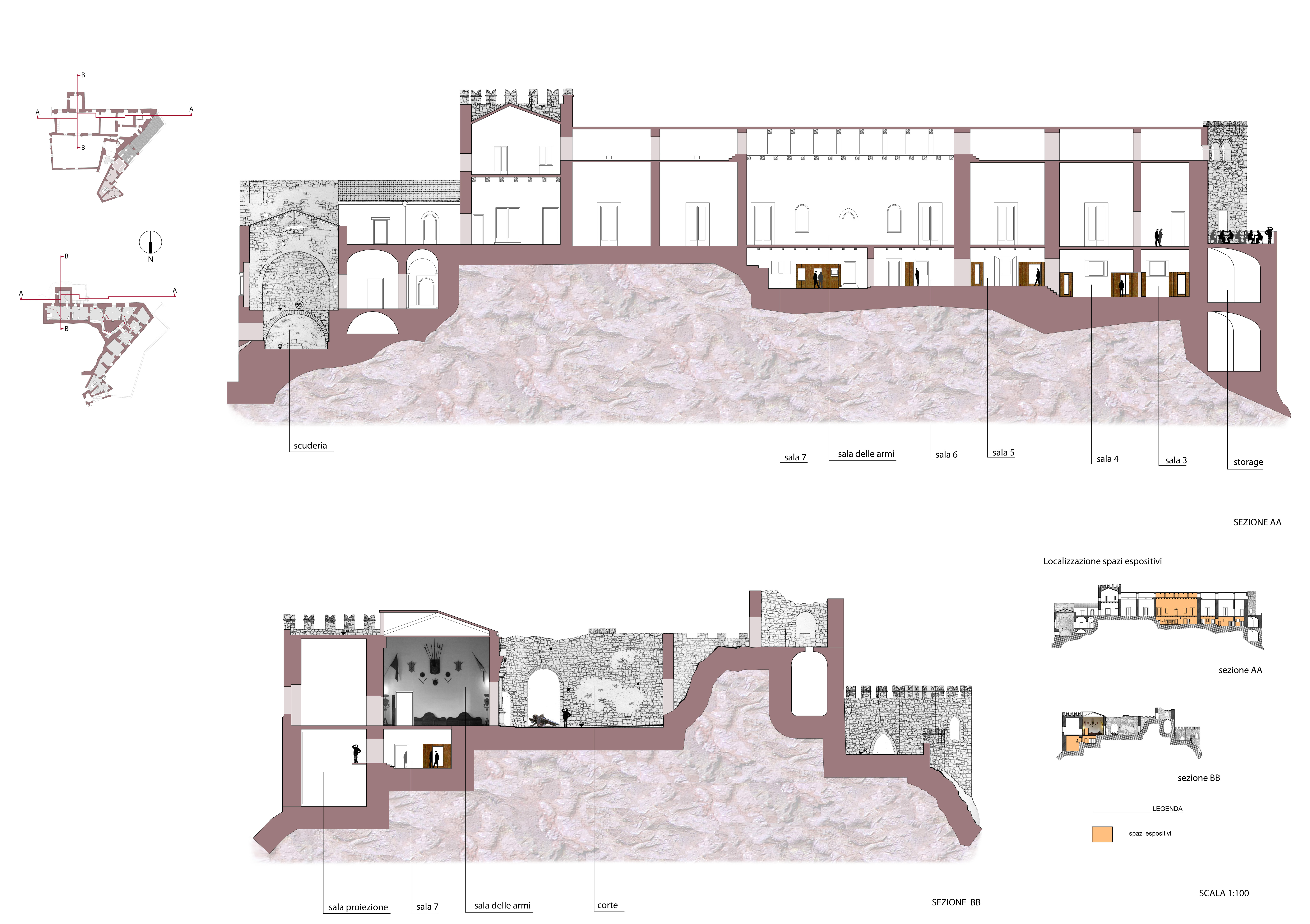Sezione del progetto del MAAC